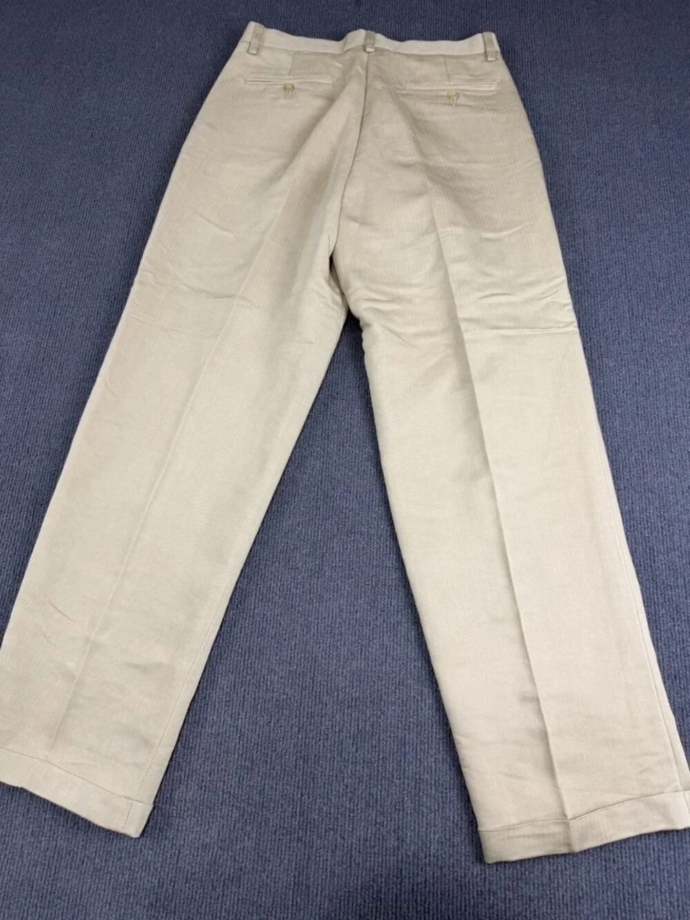 Cherokee Mens Camel Pleated Dress Pants 34x32 NWT